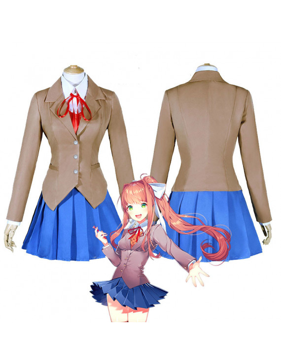 Doki Doki Literature Club Yuri Natsuki Sayori Monika Cosplay Costume