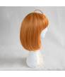 Love Live! Sunshine!! Orange Short Staight Heat Resistant Fiber Cosplay Wig