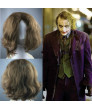 The Dark Knight Joker Short Brown Curly Styled Cosplay Wig