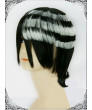 Soul Eater Death the kid Short Black White Cosplay Wig