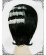 Soul Eater Death the kid Short Black White Cosplay Wig