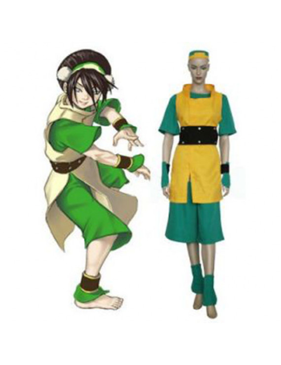 Avatar The Last AirBender Toph Anime Cosplay Costume