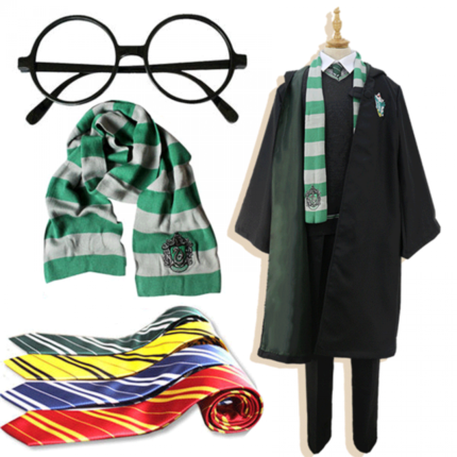 Harry Potter Slytherin Cosplay Costume ( free shipping ) ( free shipping ) 79.99