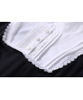 Sweet Cross Embroidery Black And White Lolita Dress for Women