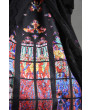 Cotton Chiffon Retro Gothic Lolita Long Sleeves Window Dress