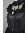 Cotton Chiffon Retro Gothic Lolita Long Sleeves Window Dress