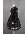 Cotton Chiffon Retro Gothic Lolita Long Sleeves Window Dress