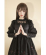 Cotton Chiffon Retro Gothic Lolita Long Sleeves Window Dress