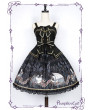 Purple Retro Gothic Lolita Long Sleeves Jumper Dress