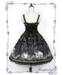 Purple Retro Gothic Lolita Long Sleeves Jumper Dress