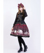 Purple Retro Gothic Lolita Long Sleeves Jumper Dress