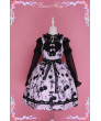 Diamond Honey Cherry Cross Lolita Cute Gothic Little Devil Lolita Dress