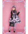 Diamond Honey Cherry Cross Lolita Cute Gothic Little Devil Lolita Dress