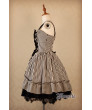 sweater long sleeve Gothic Stripe Lolita JSK Dress 