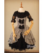 sweater long sleeve Gothic Stripe Lolita JSK Dress 