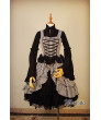 sweater long sleeve Gothic Stripe Lolita JSK Dress 