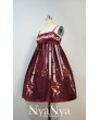 Sweet JSK Lolita Dresse Black Magic Tea Party Gondola Original Printed Women Dress