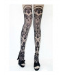 Velvet 80 D Beauty Black Lace Printing Gothic Lolita Dress Socks