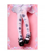 Sweet Lolita Socks White Chiffon Beauty crosses cat Lolita Socks