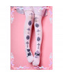 Sweet Lolita Socks White Chiffon Beauty crosses cat Lolita Socks