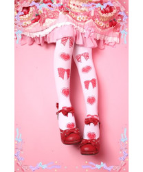 Love bow knot Lovely Lolita Thigh Socks 55 cm