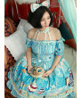 Sweet Lolita Dress Magic Tea Party Gondola Original Print JSK Dress