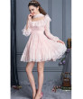 Lace High Waist- Trumpet Sleeves- Square Collar~ Sweet Lolita Cupcake Dress