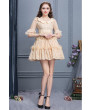 Hollow Lace, Half Sleeves , High Waist , Princess Lolita Dress