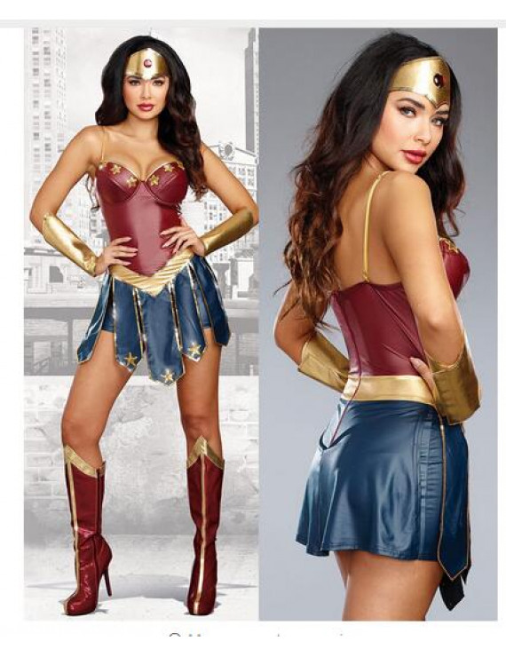 Deluxe Superwomen Dawn Of Justice Superhero Fancy Dress Cosplay Costume