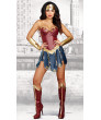 Deluxe Superwomen Dawn Of Justice Superhero Fancy Dress Cosplay Costume