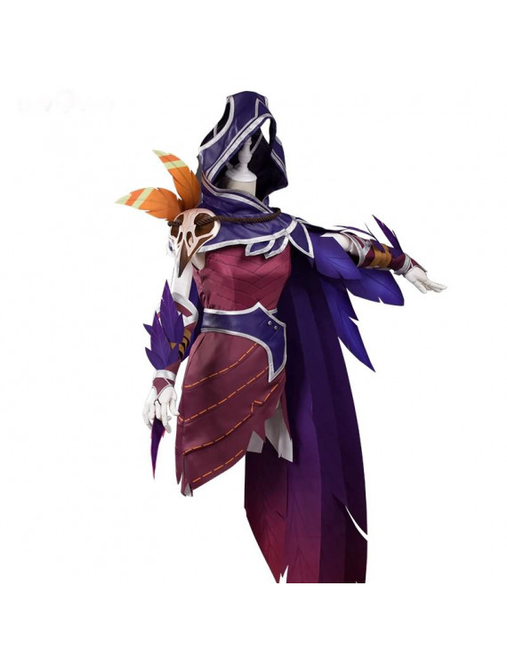 League of Legends LOL Xayah The Rebel Women Cosplay Costume