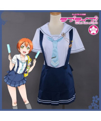 Rin Hoshizora Love Live! Love Live School Idol Project Awakened Marine Navy Cosplay Costume