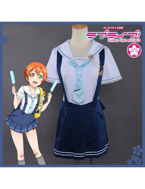 Rin Hoshizora Love Live! Love Live School Idol Project Awakened Marine Navy Cosplay Costume