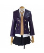 Danganronpa Kyoko Kirigiri Anime Cosplay Costume PU leather Party Costume