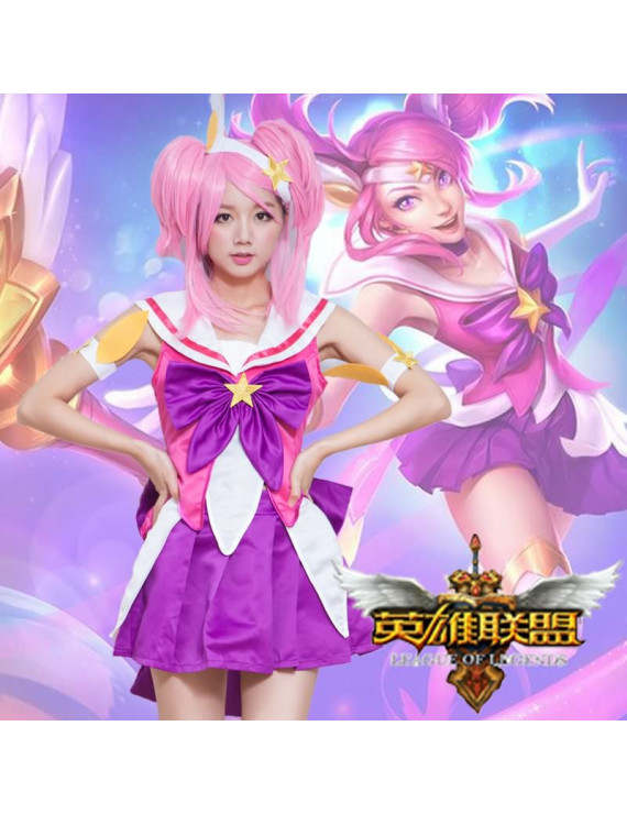 The Lady Of Luminosity Star Guardian Lux Cosplay Costume League Of Legends 