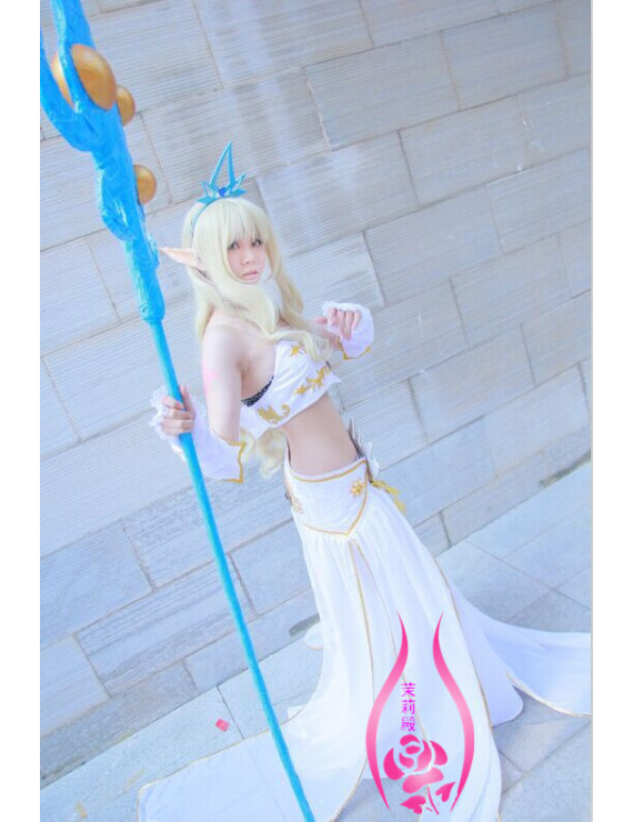 league of legends Janna The Storm's Fury LOL Cosplay Costumes