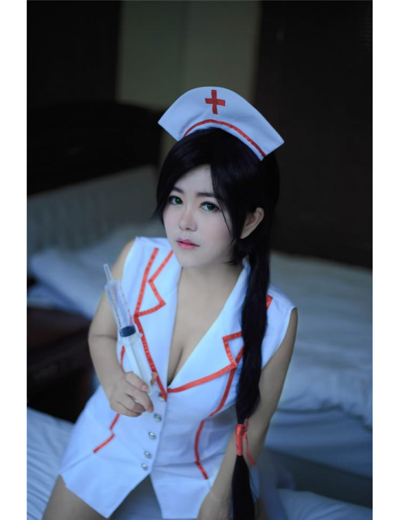 League of Legends Nurse Akali Cosplay Costume Sexy Intern Nurse Party Costumes