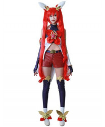 League of Legends Star Guardian Jinx Red Sweet Cosplay Costume