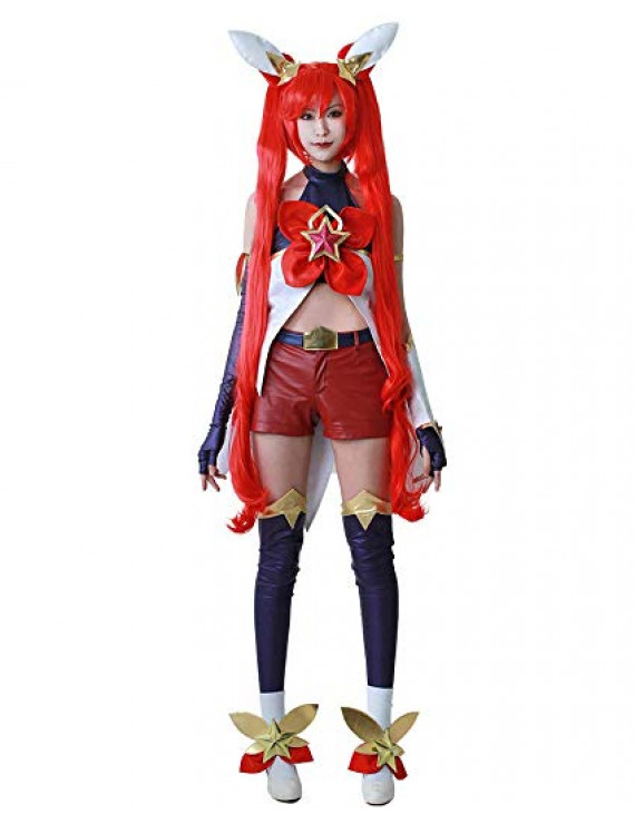 League of Legends Star Guardian Jinx Red Sweet Cosplay Costume