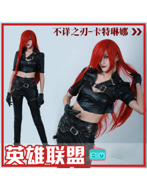 LOL League Of Legends Katarina Du Couteau Cosplay Costume