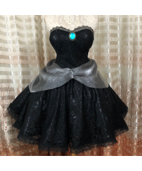 Super Mario Bros Bowsette Princess Dress Cosplay Costume