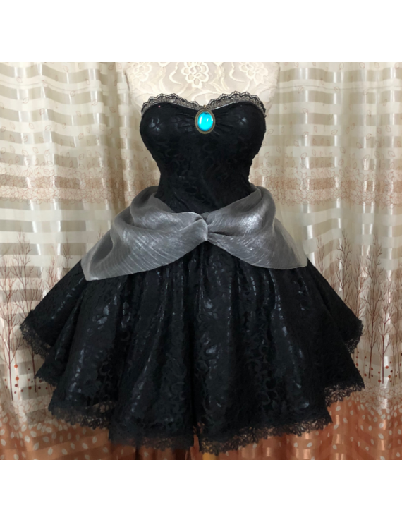 Super Mario Bros Bowsette Princess Dress Cosplay Costume