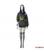 Watch Dogs 2 Sitara Cosplay Costume Top, Shorts, Hood, Socks, Bracelets, Headband