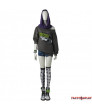 Watch Dogs 2 Sitara Cosplay Costume Top, Shorts, Hood, Socks, Bracelets, Headband