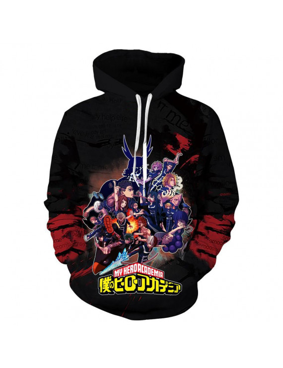 My Hero Academia Hoodie 3D Print Hoodies Cosplay Costume