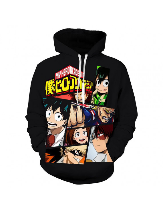 My Hero Academia 3 D Print Hoodies 