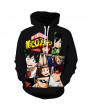 My Hero Academia 3 D Print Hoodies 