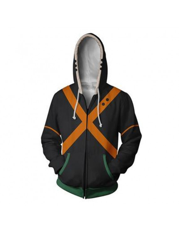 My Hero Academia Hoodies - Katsuki Bakugo Zip Up Hoodie Jacket