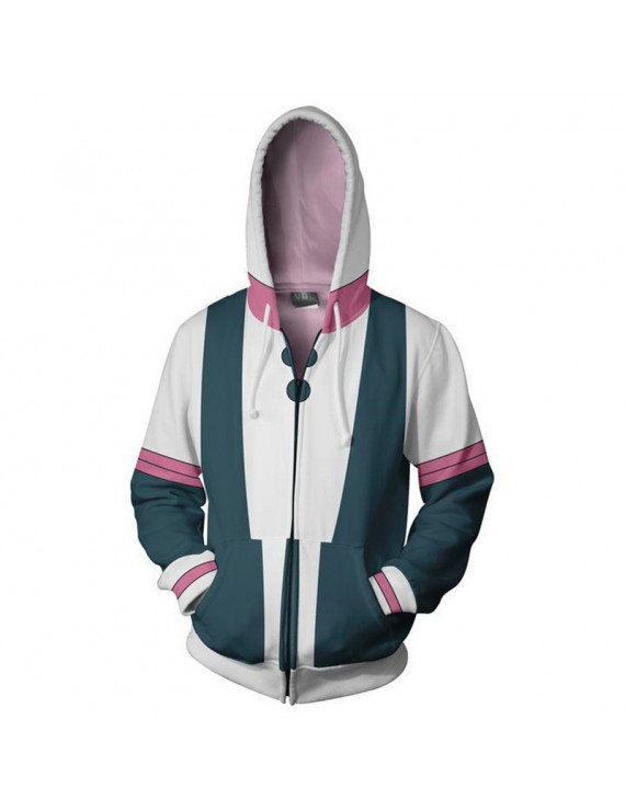 My Hero Academia Hoodies Ochaco Uraraka Hoodie Sweatshirt Long-Sleeve costume