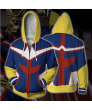My Hero Academia Casual Zipper Hoodie Sweatshirt All Might 3D Printing